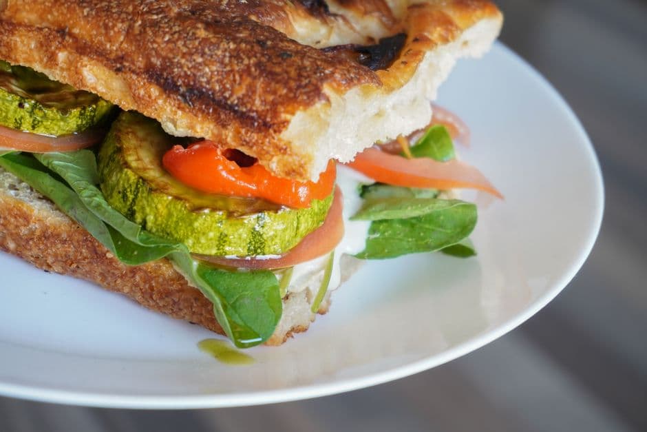 Grilled Vegetable Sandwich