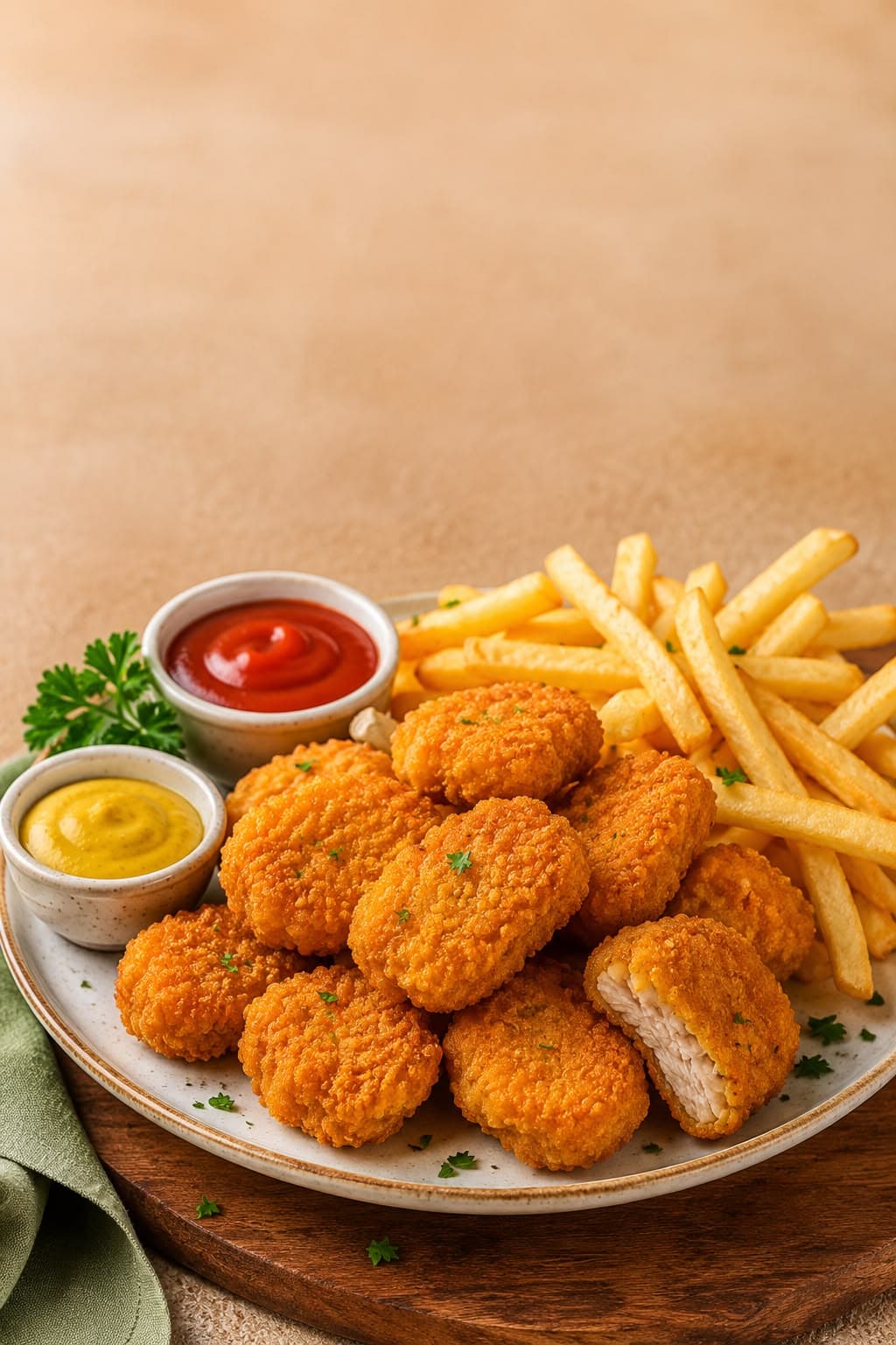 Chicken Nuggets with Fries